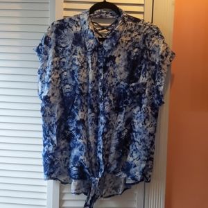Tie dye button down